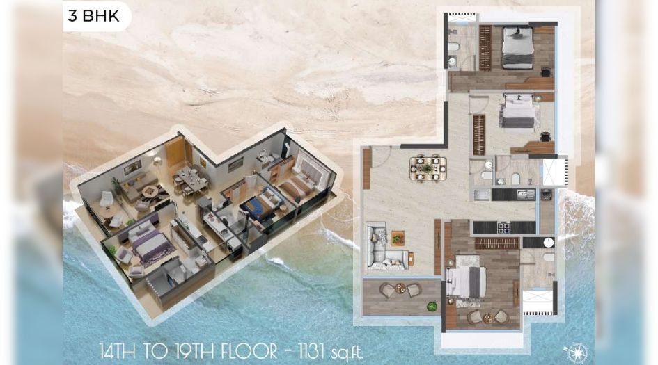 Shivruddhi-Shivam-Floor-Plan-3 BHK-1131 Sqft